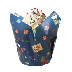 PME Muffin Cups Kerstman 24st Discount