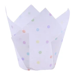 PME Muffin Cups Regenboog Stippen 24st Online