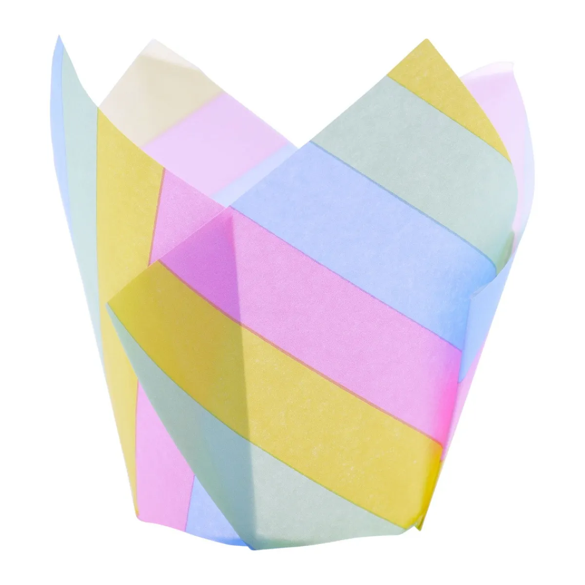 PME Muffin Cups Regenboog Strepen 24st Clearance