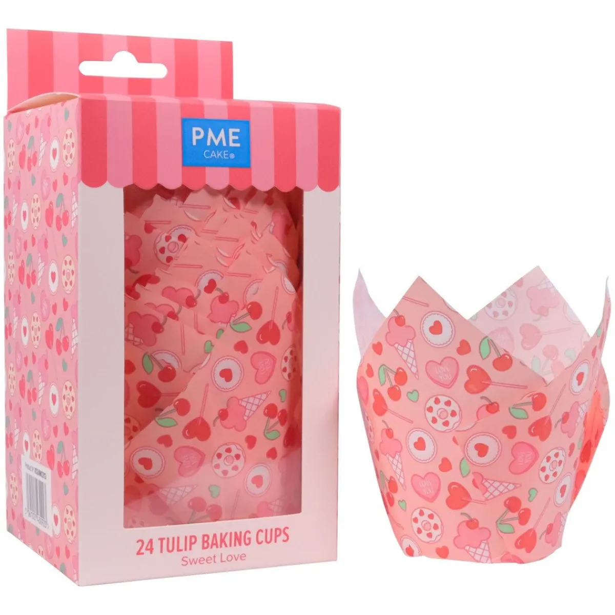 PME Muffin Cups Zoete Liefde 24st. Clearance