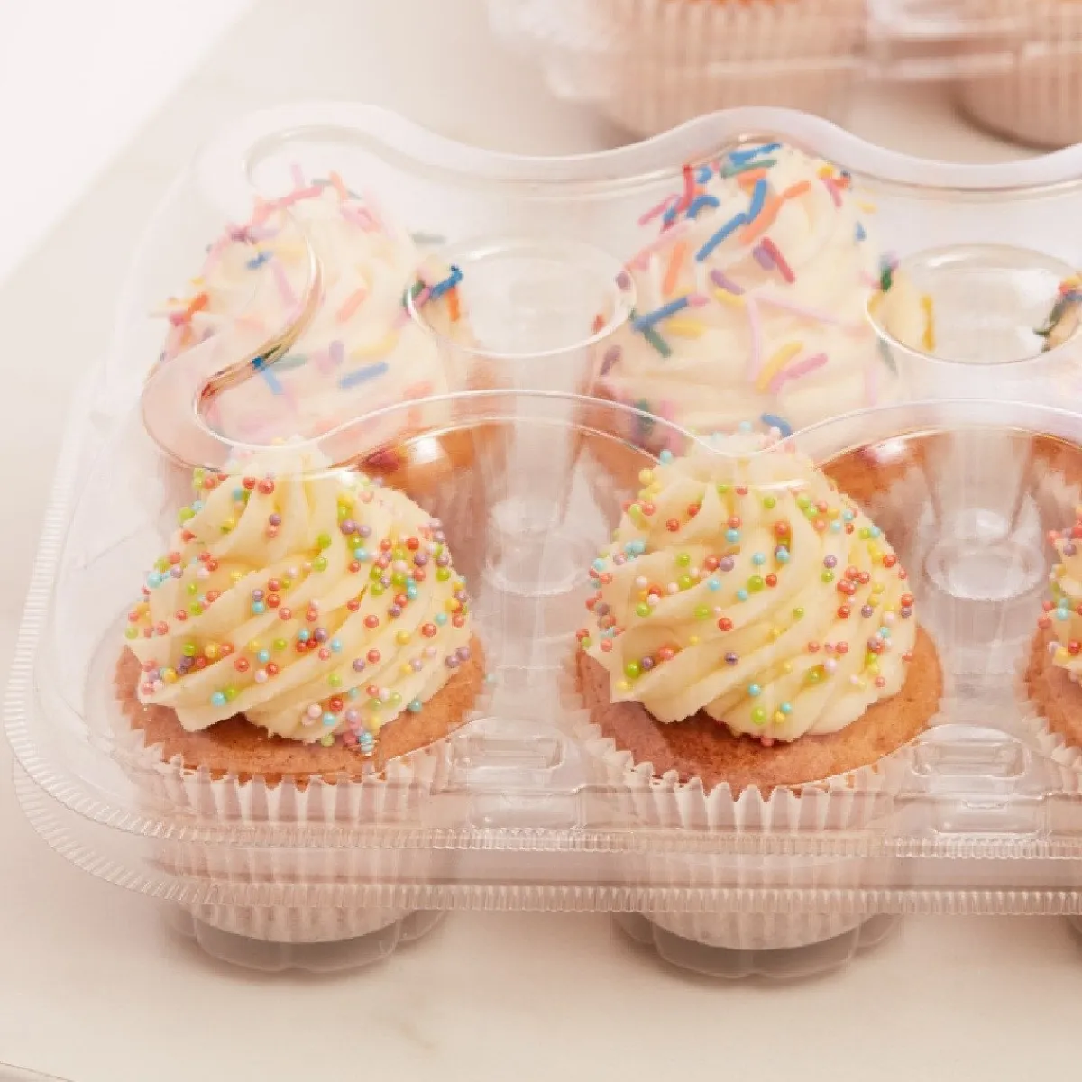 PME Plastic Cupcakehouders (6) Set/3 Best