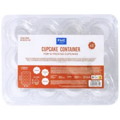 PME Plastic Cupcakehouders (12) Set/3 Discount