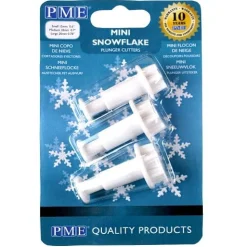 PME Plunger Cutter Mini Sneeuwvlok/IJskristal set/3 Outlet