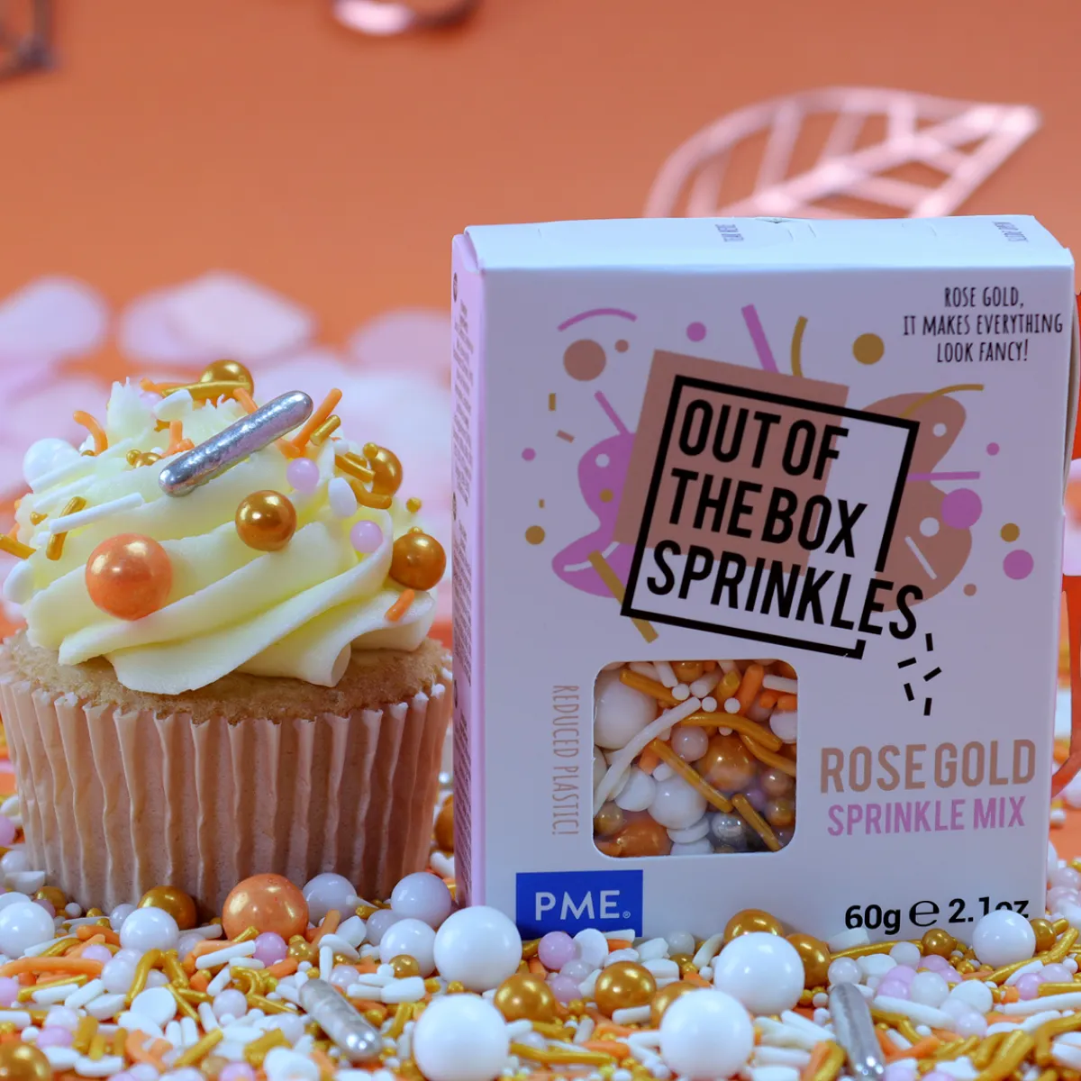 PME Rose en Gouden Sprinkle Mix (Out of the Box) 60g Outlet