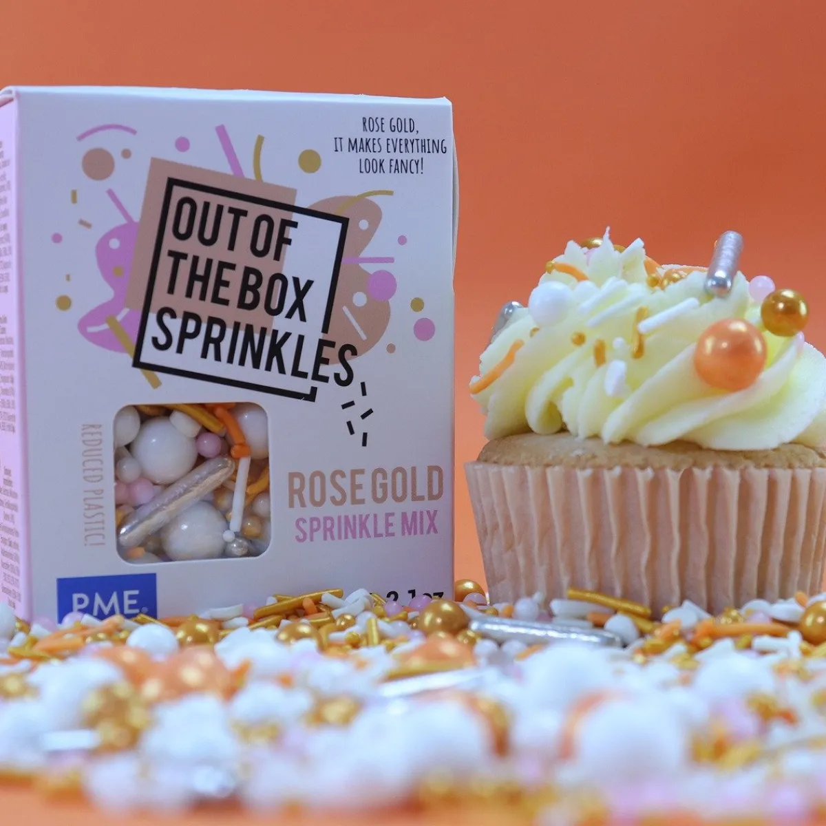 PME Rose en Gouden Sprinkle Mix (Out of the Box) 60g Outlet