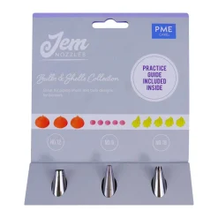 PME Spuitmondjes Bolletjes & Schelpen Set/3 Best