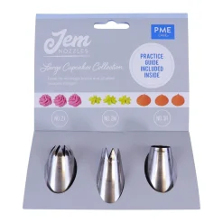 PME Spuitmondjes Grote Cupcakes Set/3 Hot