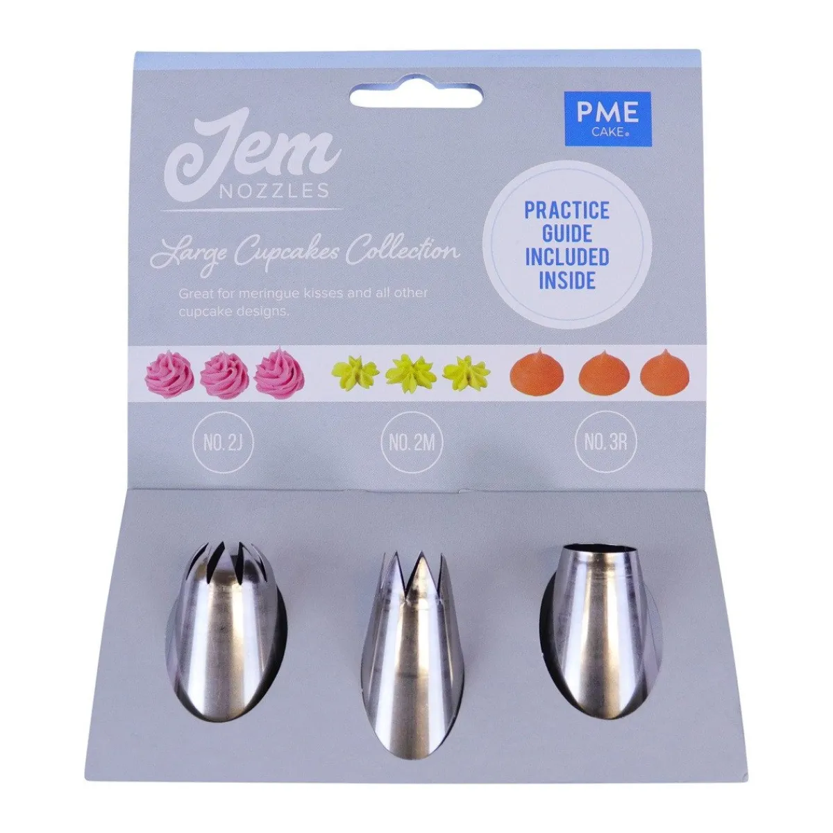 PME Spuitmondjes Grote Cupcakes Set/3 Hot