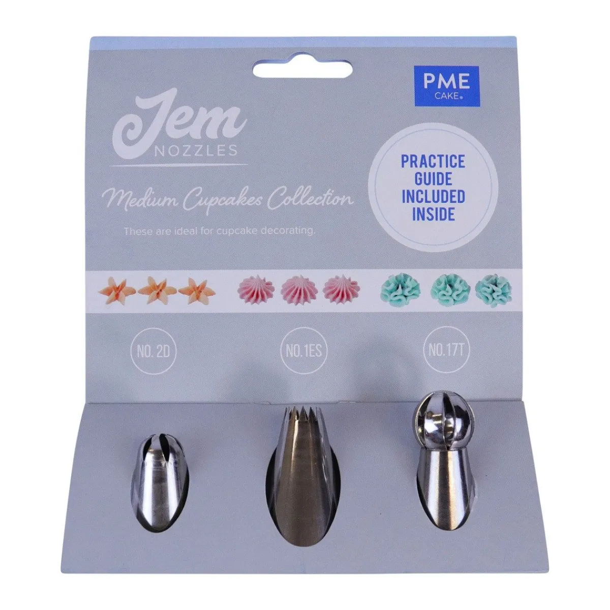 PME Spuitmondjes Medium Cupcakes Set/3 New