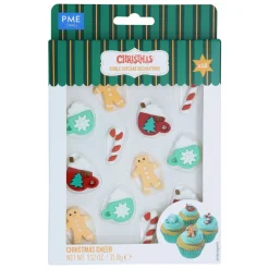 PME Suikerdecoratie Christmas Cheer 12st. Discount