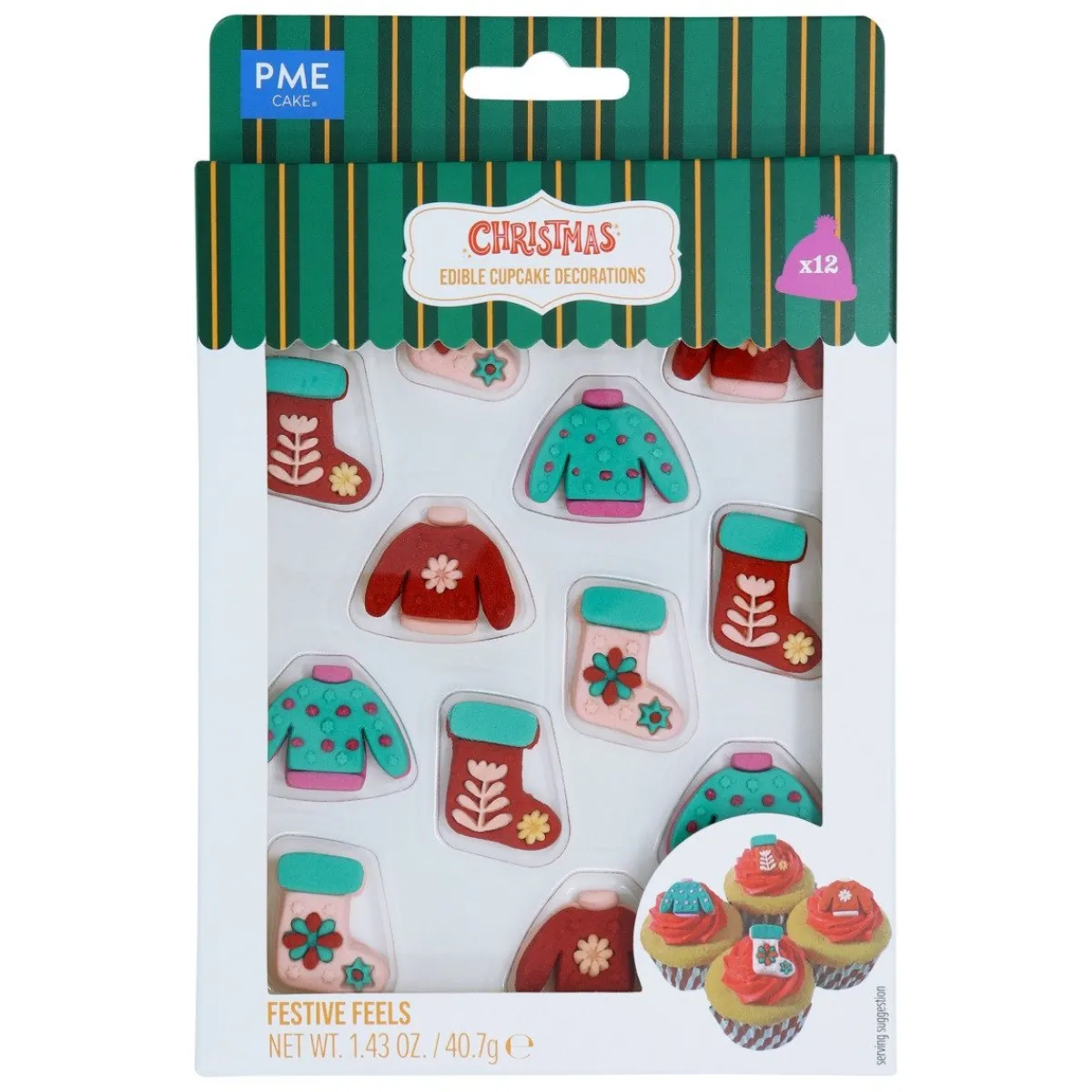 PME Suikerdecoratie Festive Feels 12st. Clearance