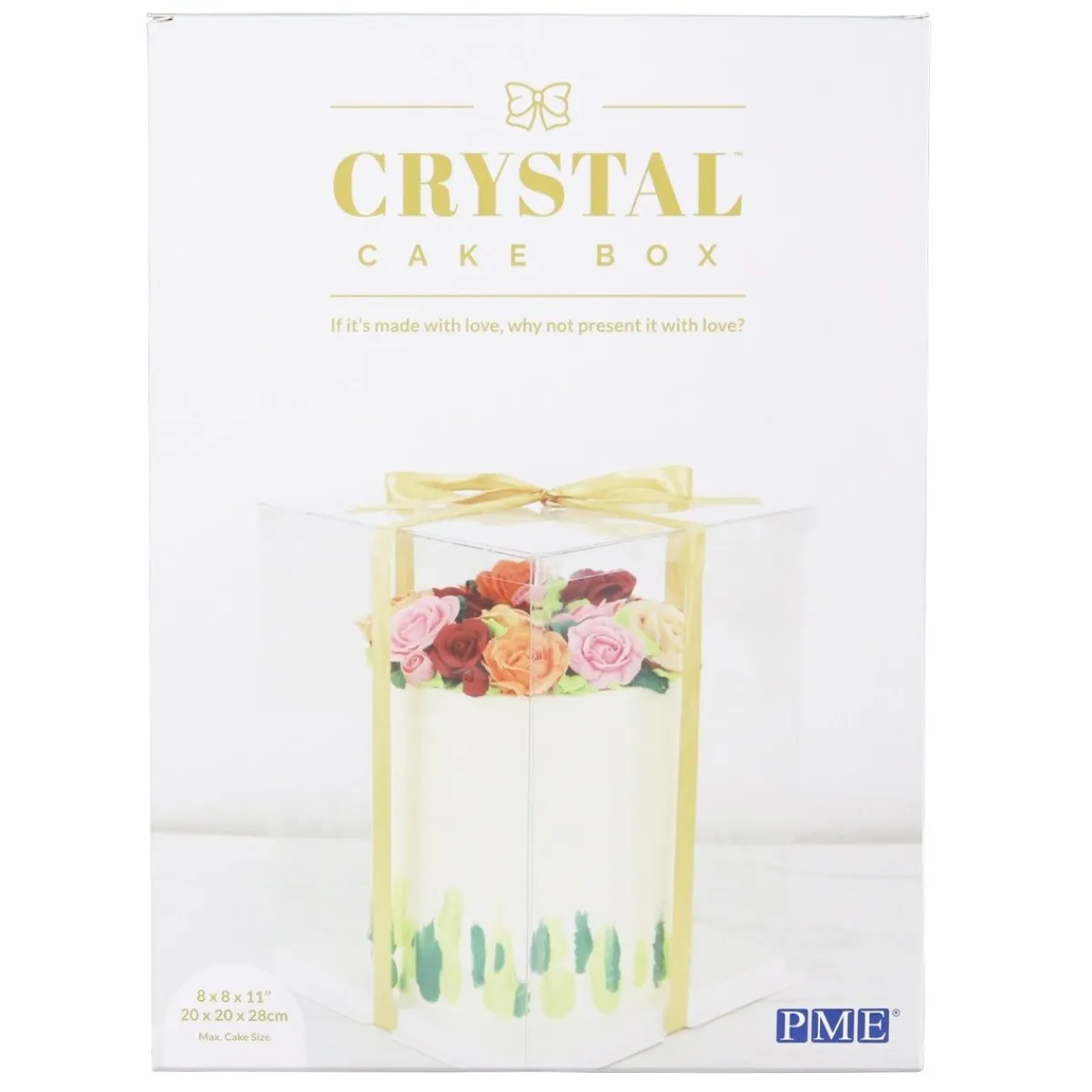 PME Taartdoos Transparant 20x20x28cm Outlet