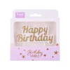 PME Taartkaarsje Happy Birthday Goud Sale