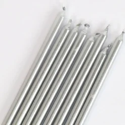 PME Taartkaarsjes Zilver Extra Lang (15cm) Set/16 Best
