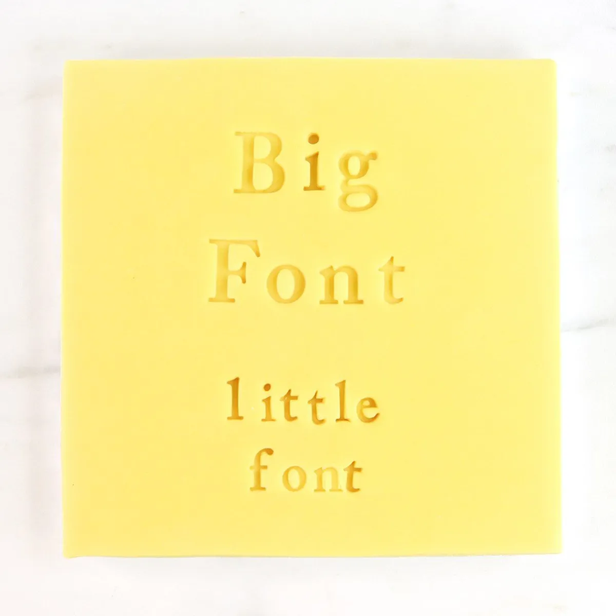 PME Tekst Stempelset Cupcake/Cookie Fun Fonts - Collectie 2 Best