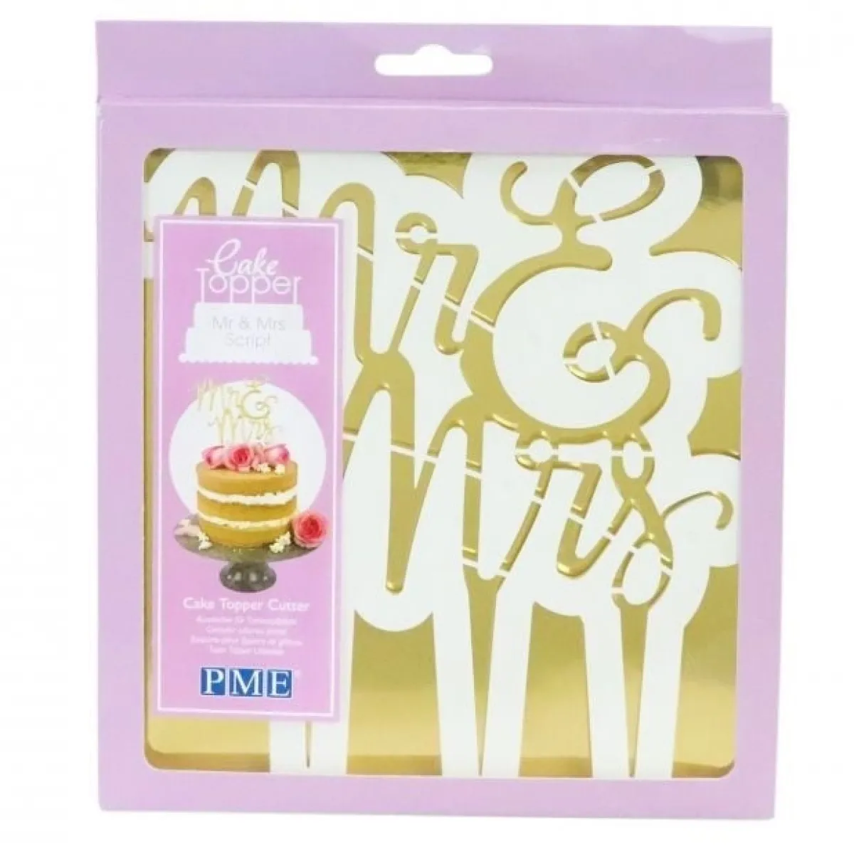 PME Uitsteker voor Taarttopper Goud Mr&Mrs Discount