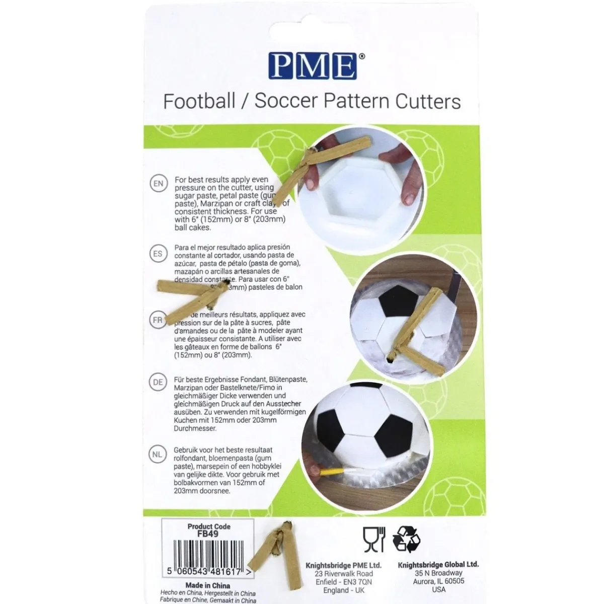 PME Voetbal Patroon Uitsteker Online
