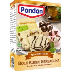 Pondan Cakemix Bolu Kukus Serbaguna (Gestoomde Cake) 400g Best