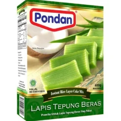 Pondan Layer Cakemix Lapis Tepung Beras 400g Best