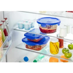 Pyrex Cook & Go Ovenschalen met Deksel Rond 0,7L/1,6L Set/2 Discount