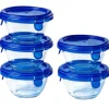 Pyrex Cook & Go Ovenschalen met Deksel Rond 0,2L Set/5 Discount