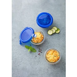 Pyrex Cook & Go Ovenschalen met Deksel Rond 0,2L Set/5 Discount