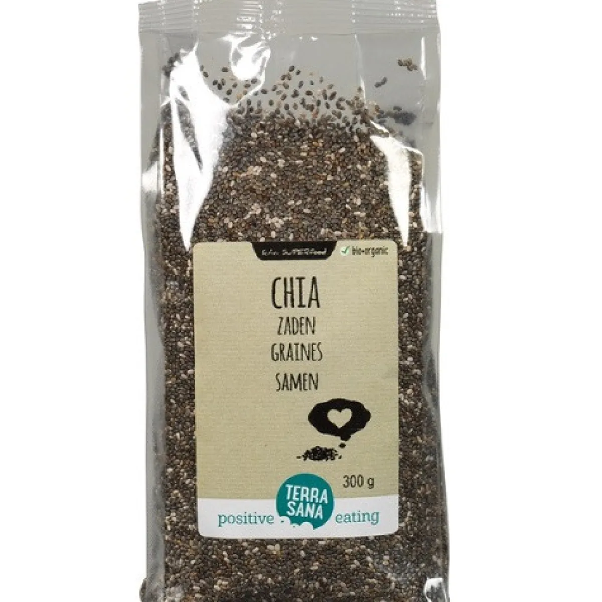 Overig RAW Chiazaad Zwart Biologisch 300 gram Clearance
