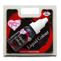 Rainbow Dust RD Liquid Colour Airbrush kleurstof Red 16 ml New