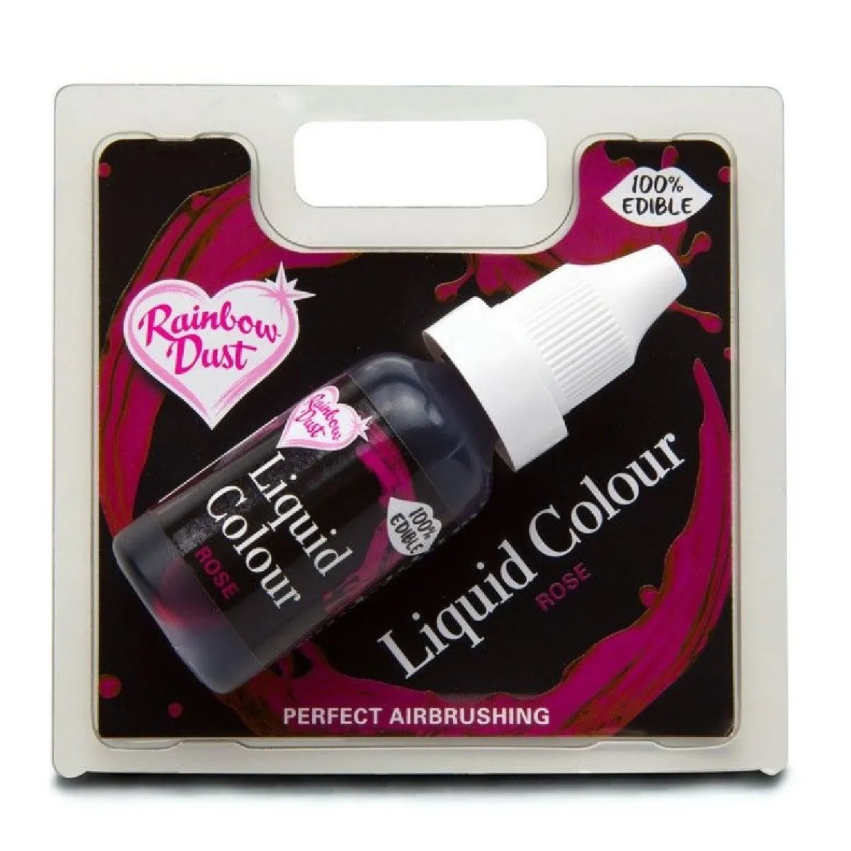 Rainbow Dust RD Liquid Colour Airbrush kleurstof Rose 16 ml New