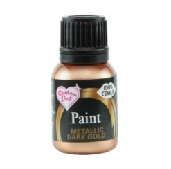 Rainbow Dust RD Metallic Food Paint Dark Gold 25ml Best