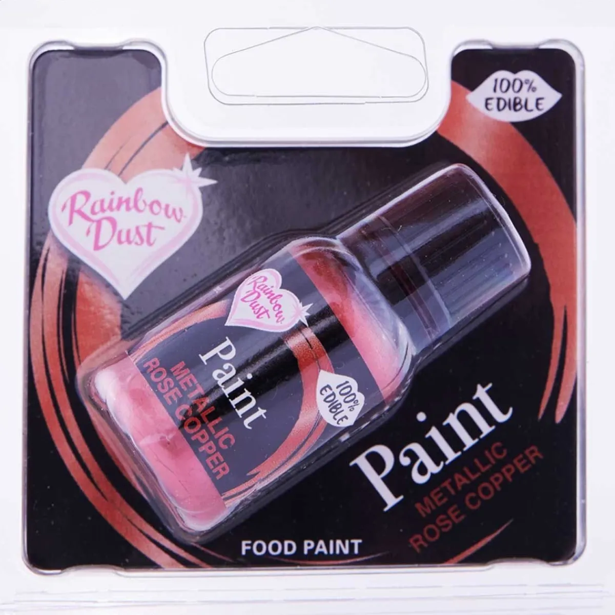 Rainbow Dust RD Metallic Food Paint Rose Copper 25ml