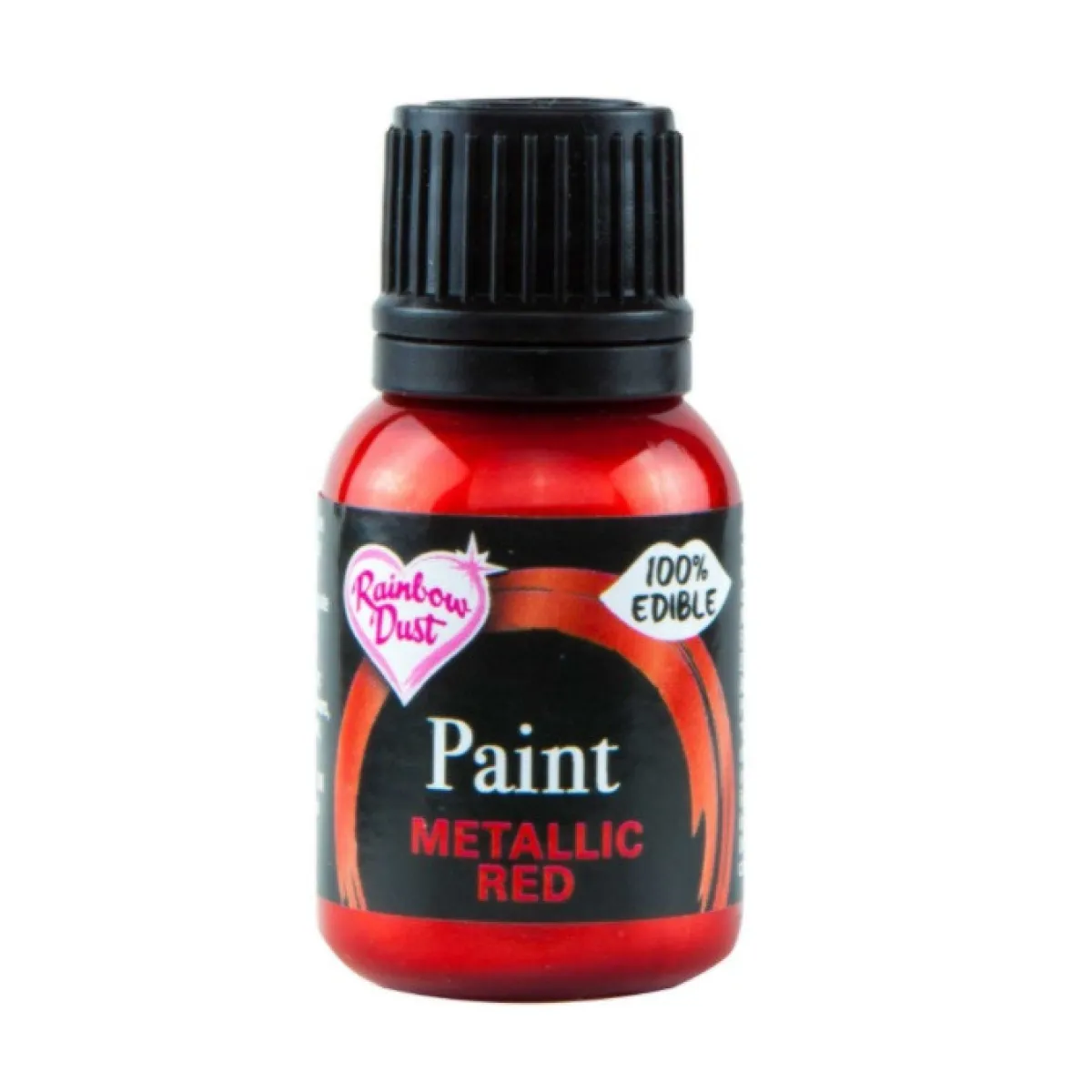 Rainbow Dust RD Metallic Food Paint Ruby Red 25ml New