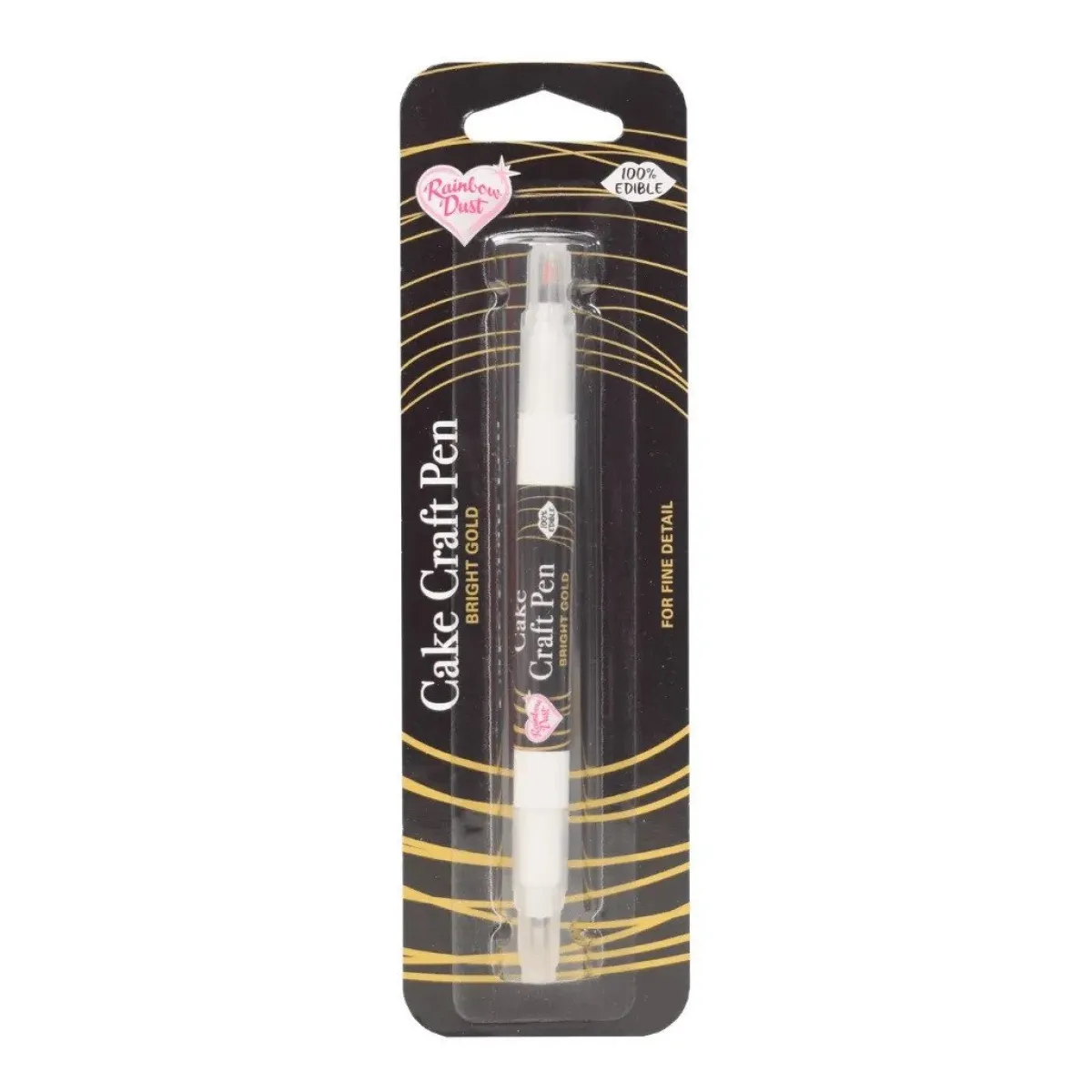 Rainbow Dust RD Stift eetbare inkt dubbelzijdig Helder Goud