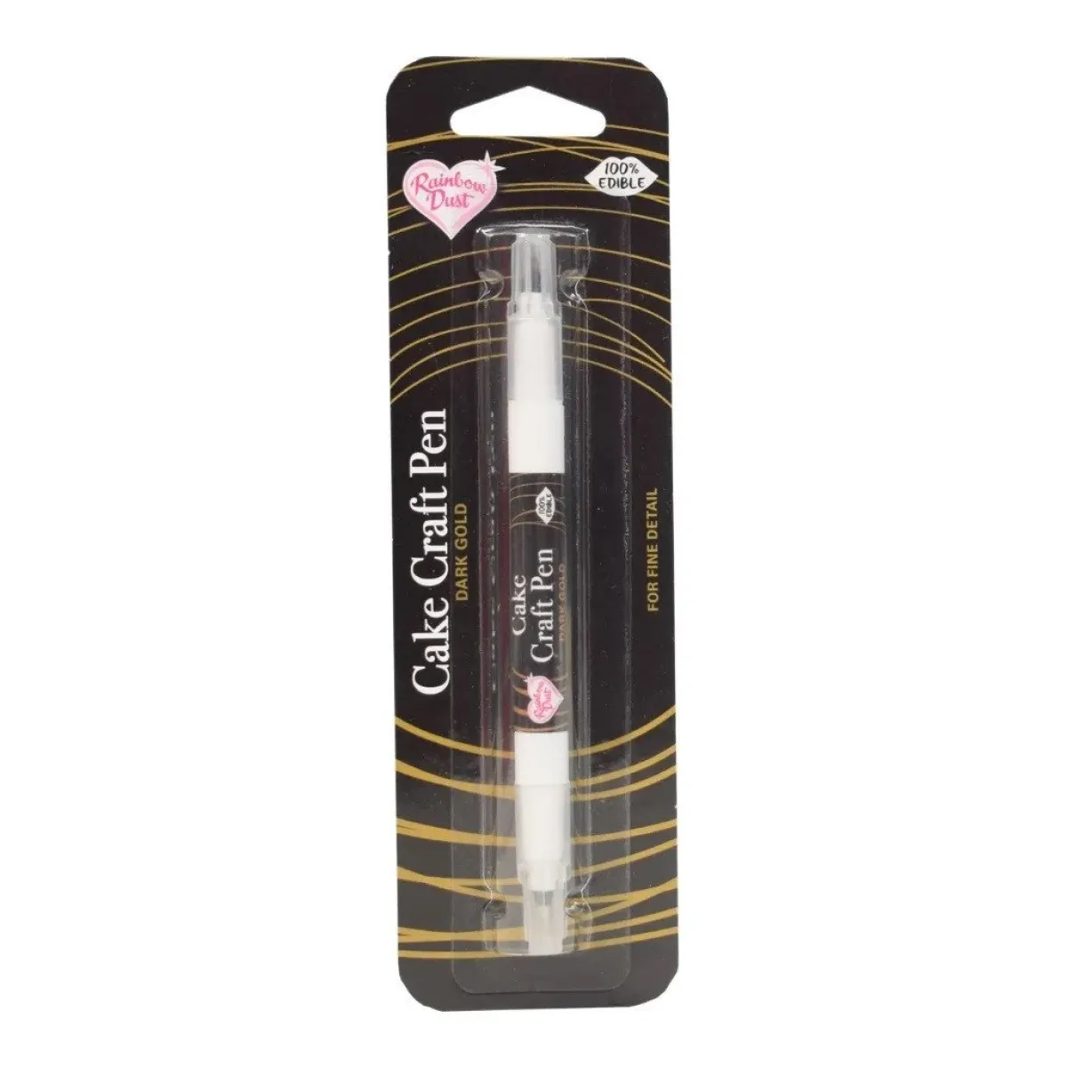 Rainbow Dust RD Stift eetbare inkt dubbelzijdig Donker Goud Hot