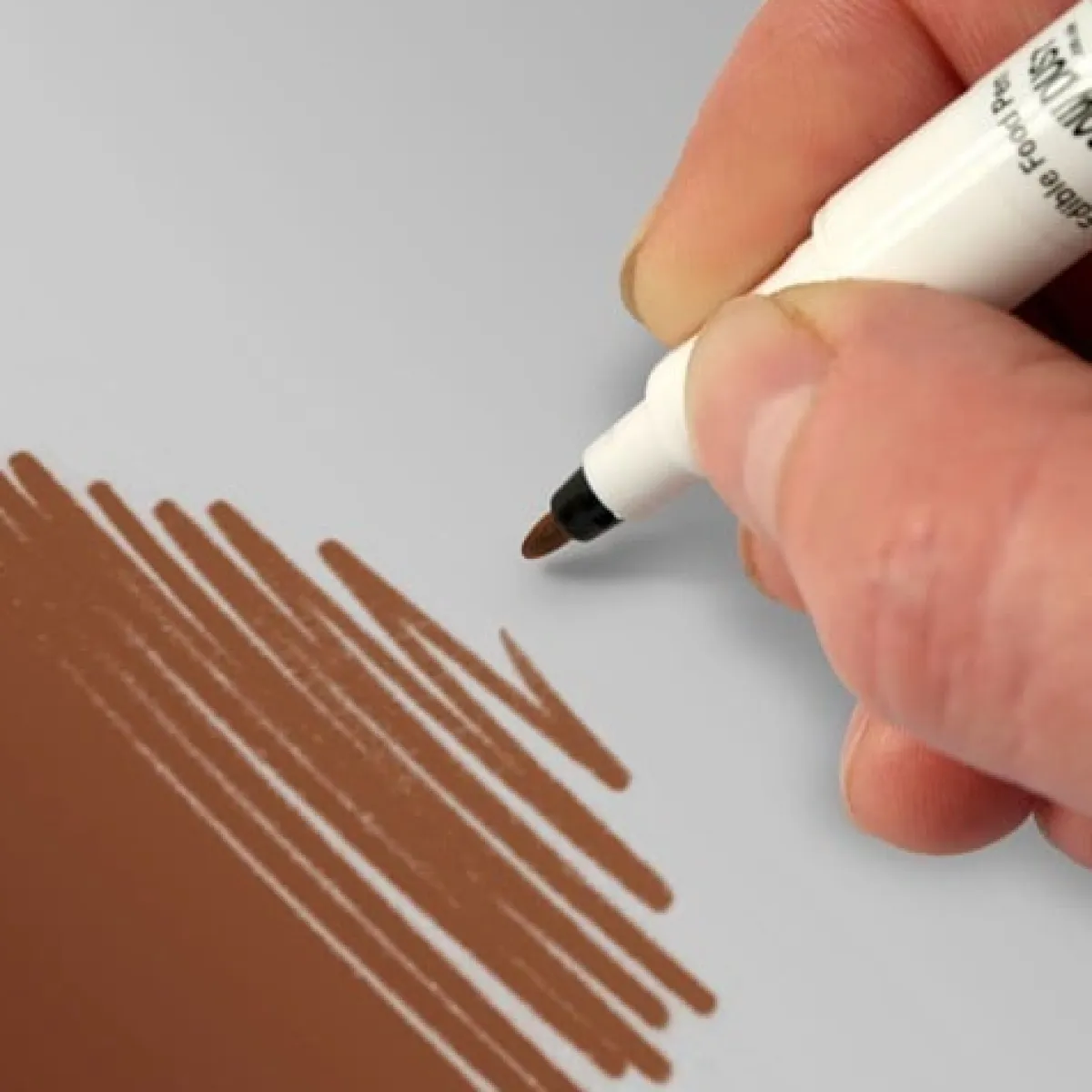 Rainbow Dust RD Stift eetbare inkt dubbelzijdig Chocoladebruin New