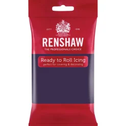 Renshaw Rolfondant Donker Paars 250g Best