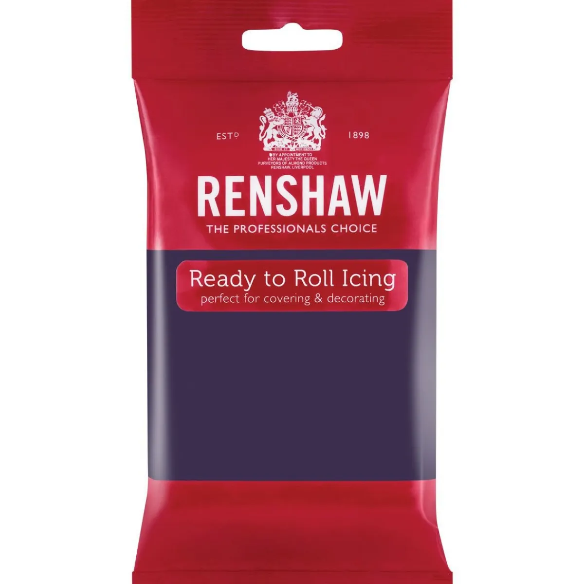 Renshaw Rolfondant Donker Paars 250g Best