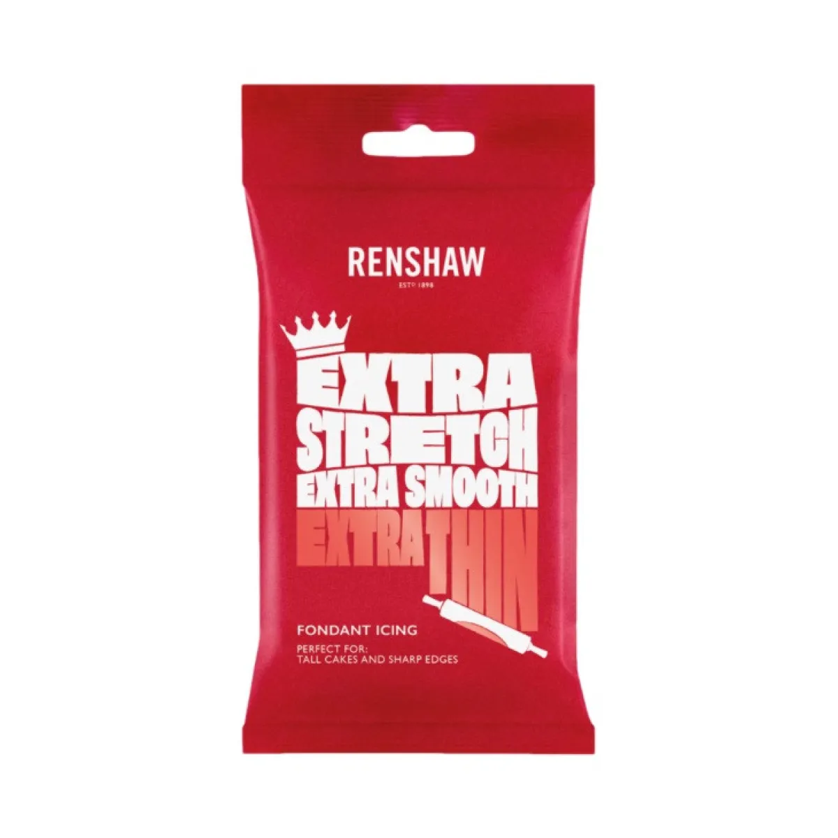 Renshaw Rolfondant Extra 1kg Rood Outlet