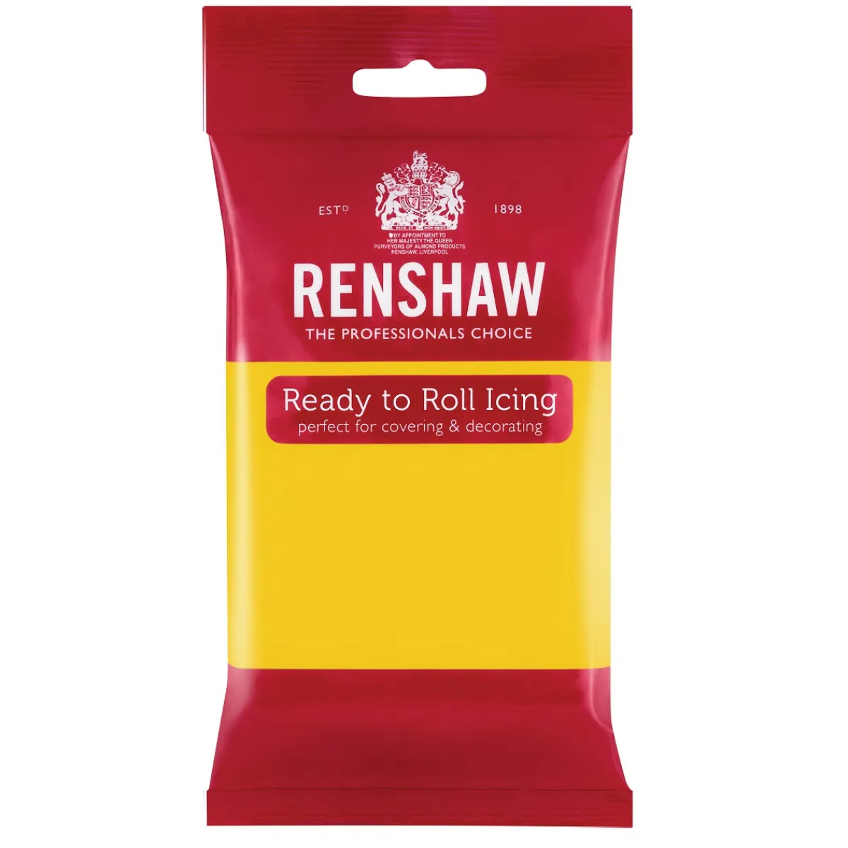 Renshaw Rolfondant Geel 250g Best