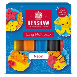 Renshaw Rolfondant Multipack Neon Kleuren 5x100g Hot
