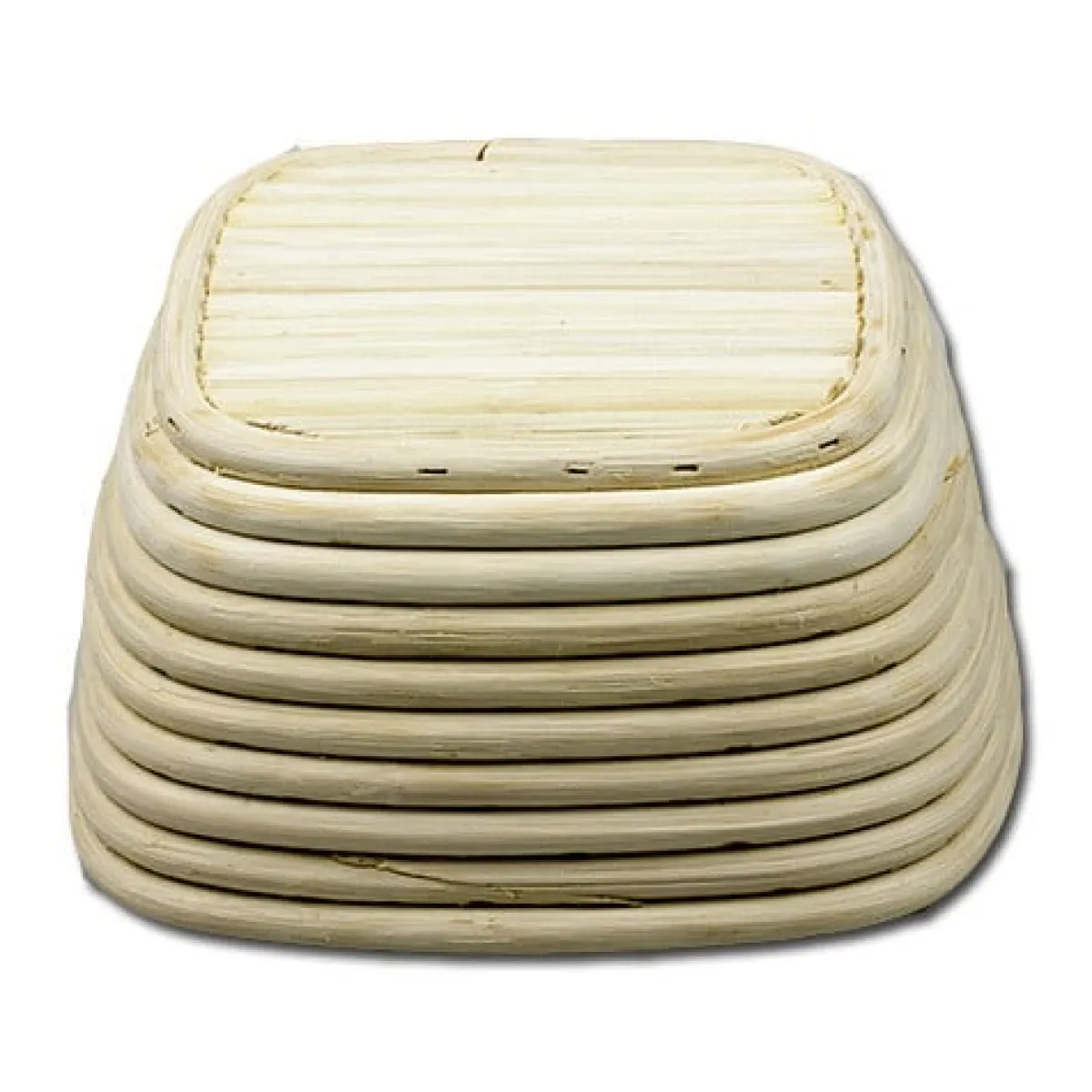 Overig Rijsmandje Riet Vierkant 18x18cm (500 tot 750 gram deeg)