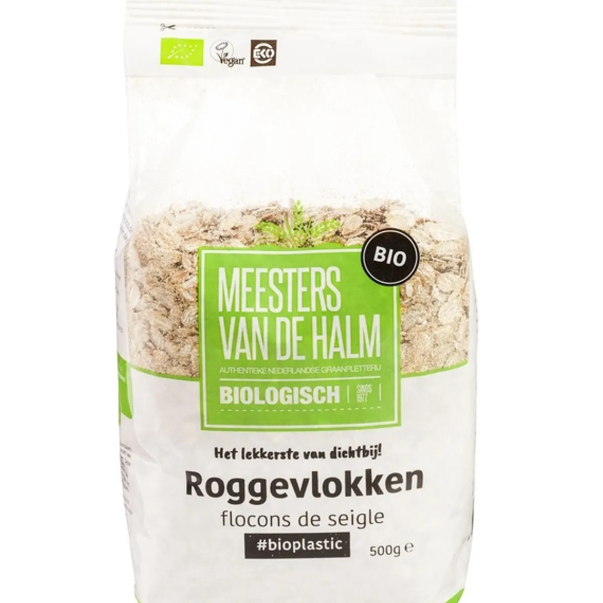 De Halm Roggevlokken Biologisch 500g Online