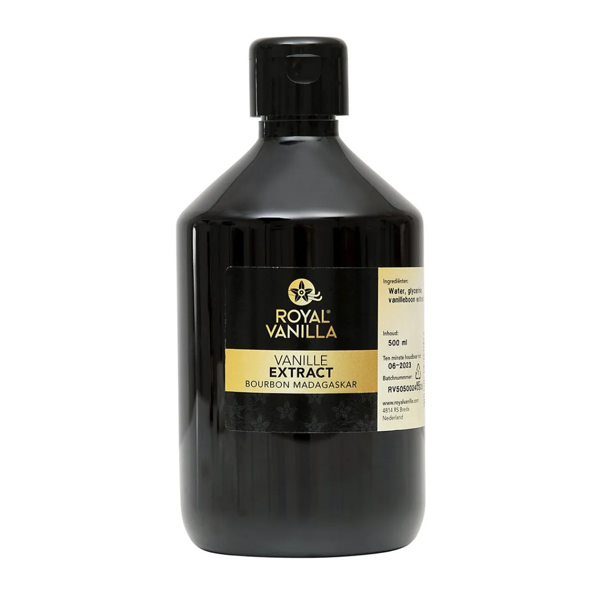 Royal Vanilla Royal Vanille Extract Bourbon (zonder alcohol) 500ml