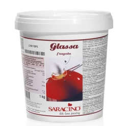 Saracino Mirror Glaze Aardbei 1kg New