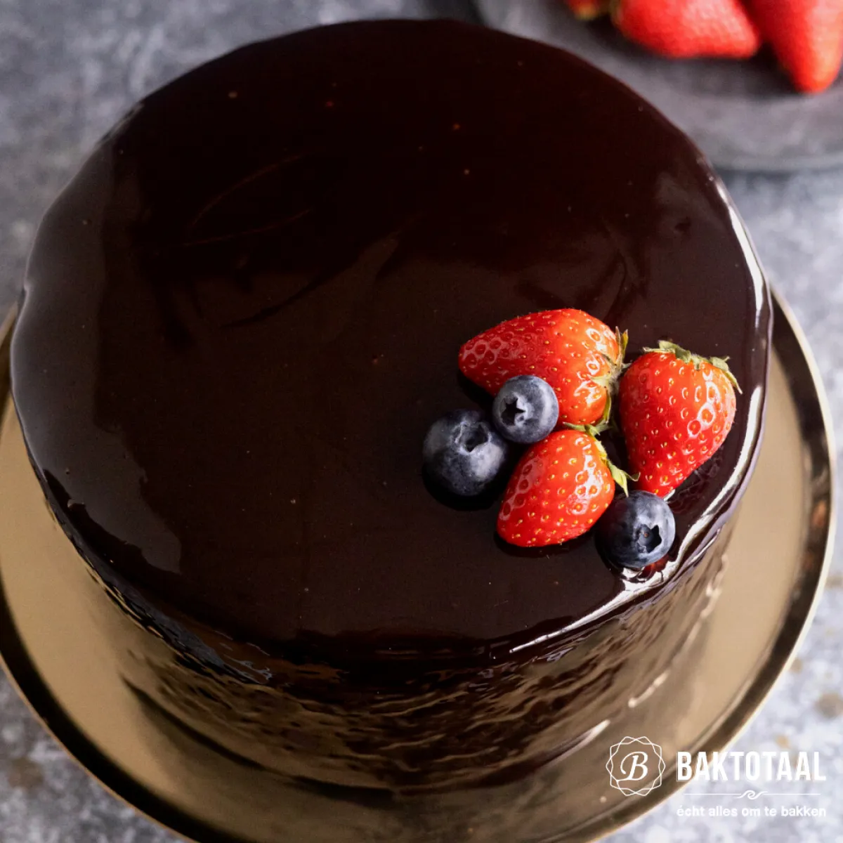 Saracino Mirror Glaze Pure Chocolade 1kg Clearance