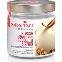 Saracino Mirror Glaze Witte Chocolade 350g Discount