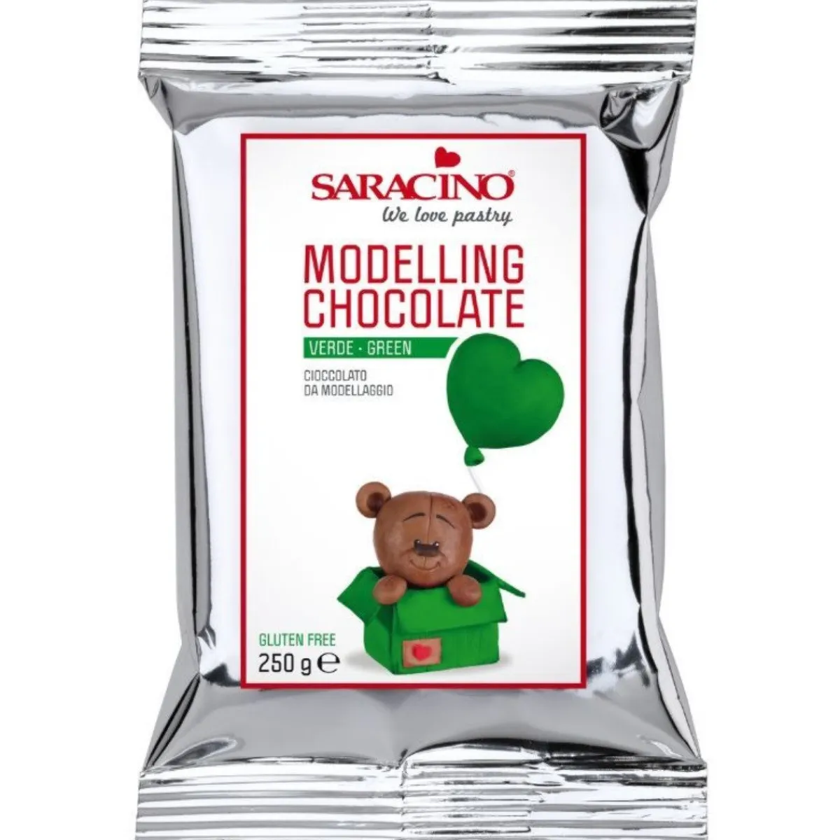 Saracino Modelleer Chocolade Groen 250g Sale