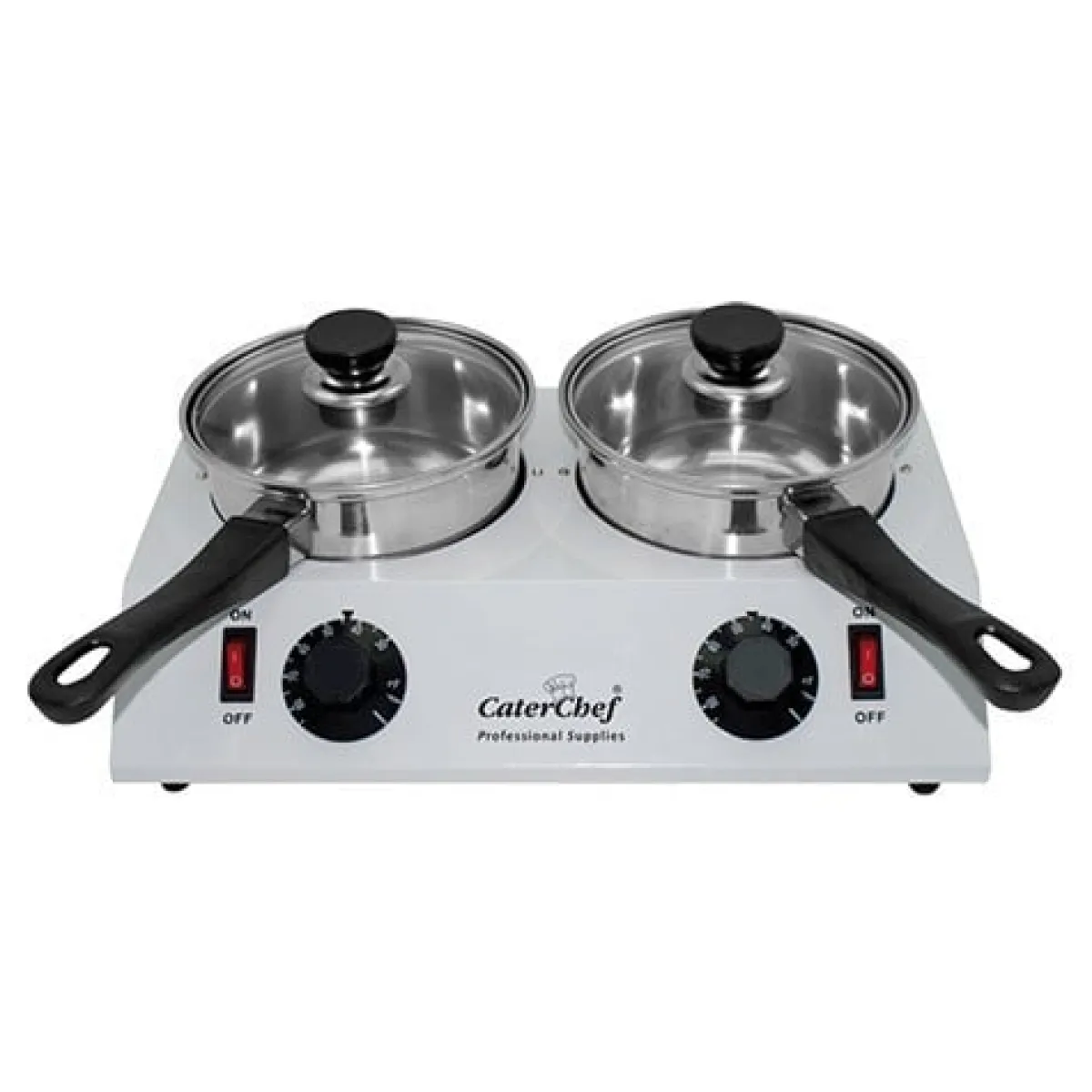 CaterChef Sauzenwarmer 2-pans 2x700ml.