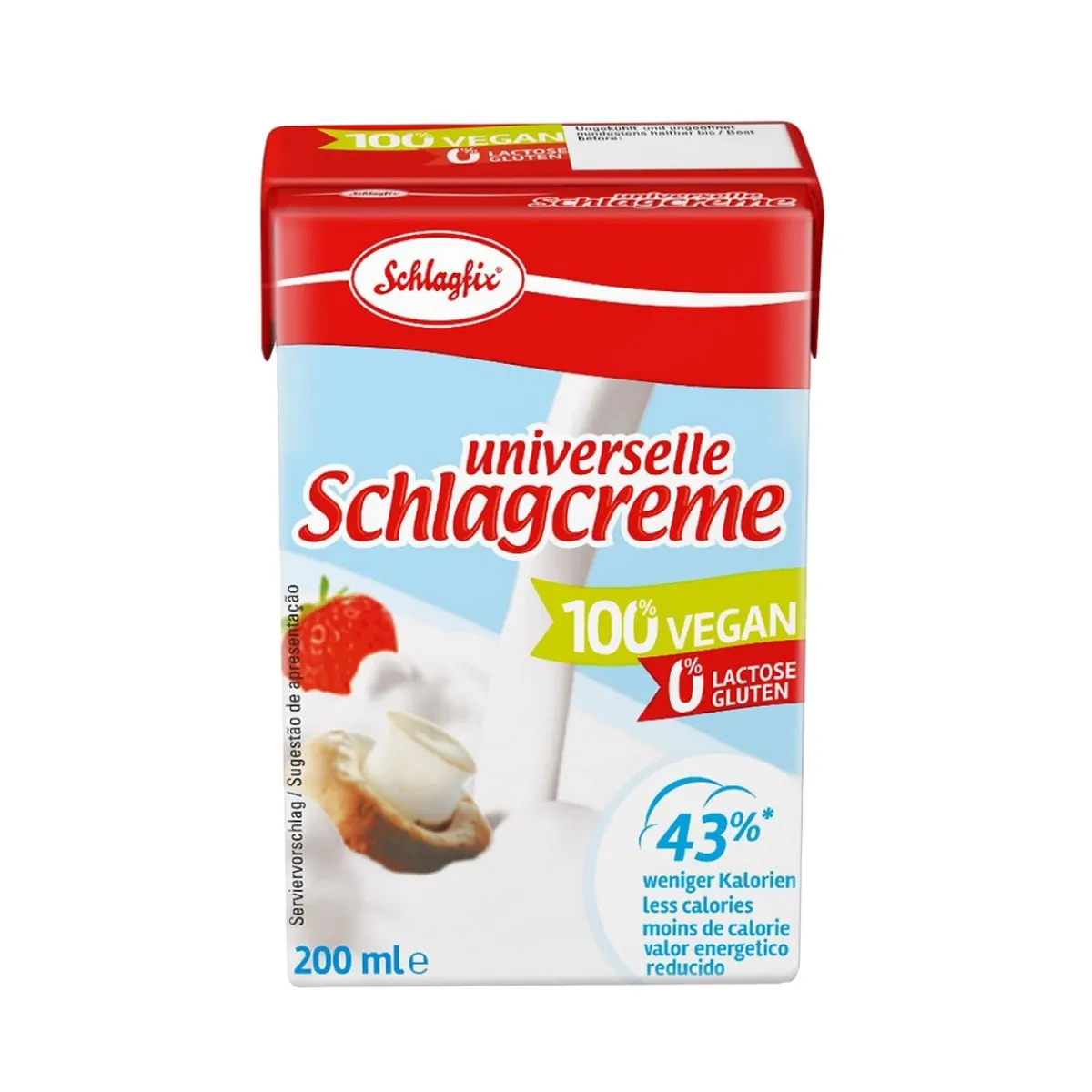 Schlagfix Plantaardige Slagroom Ongezoet 200ml Sale
