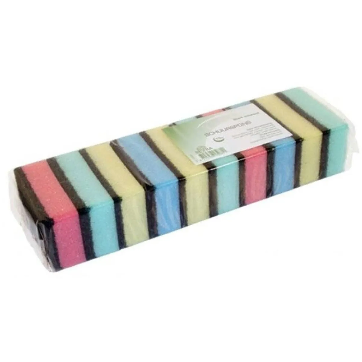 Overig Schuursponzen Assorti 9x6cm 10st. Best